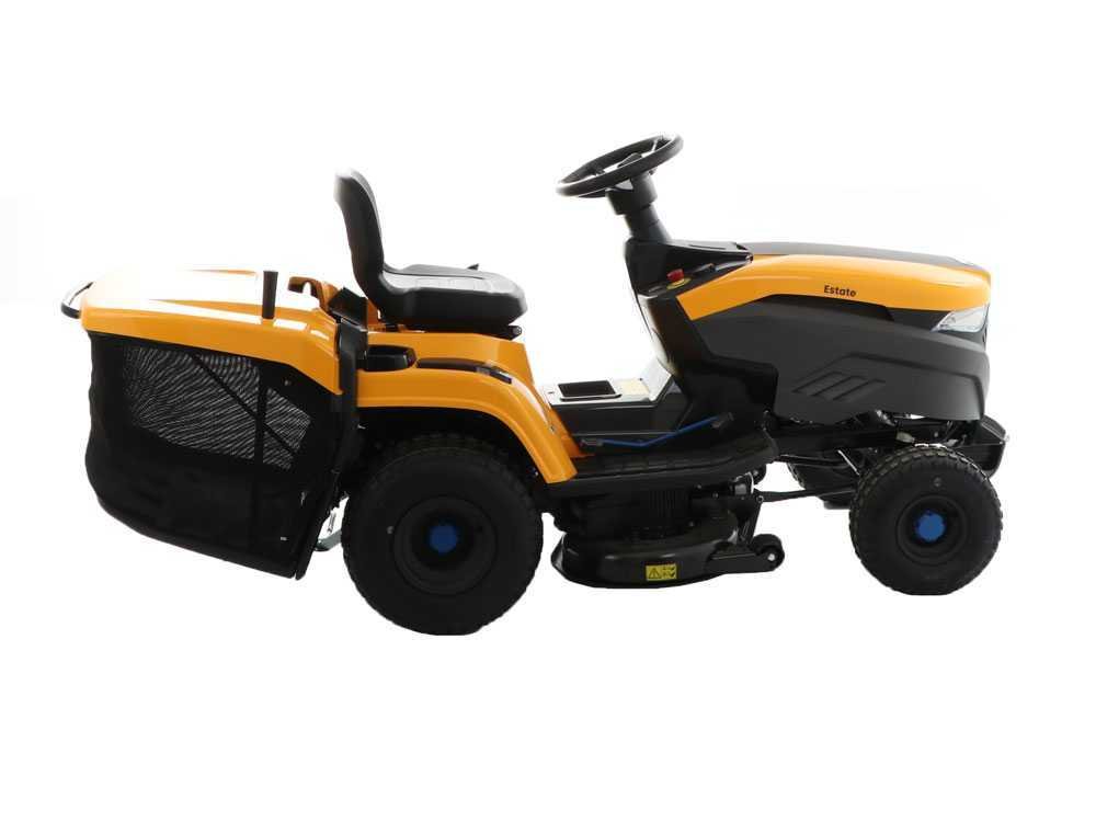 tracteur tondeuse à batterie stiga estate 384e bac de ramassage puissance 48v/30ah
