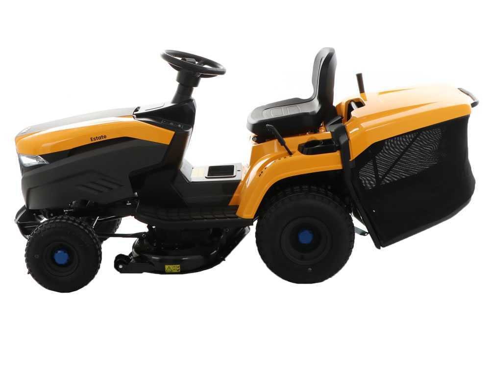 tracteur tondeuse à batterie stiga estate 384e bac de ramassage puissance 48v/30ah