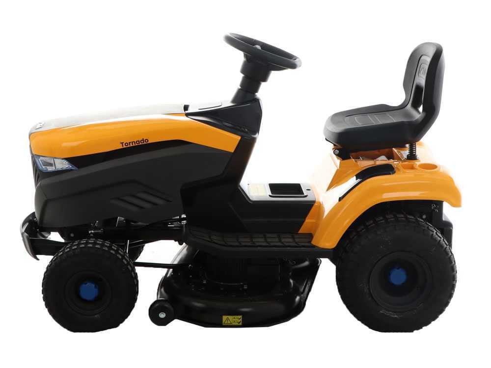 tracteur tondeuse à batterie stiga tornado 7108e moteur électrique à batterie 48v/64ah éjection latérale