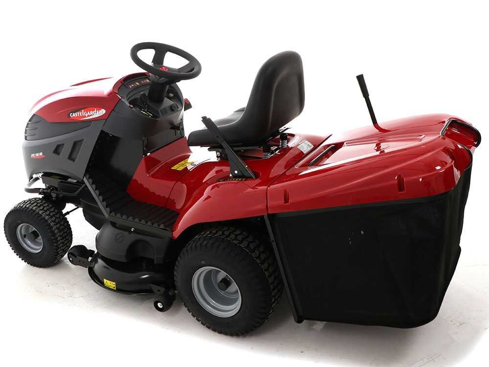 tracteur tondeuse castelgarden ptx 210 hd boîte hydrostatique bac de ramassage