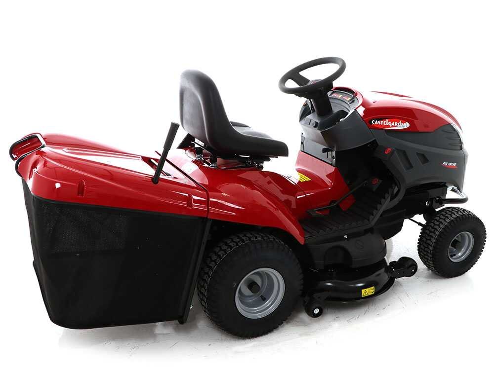tracteur tondeuse castelgarden ptx 210 hd boîte hydrostatique bac de ramassage