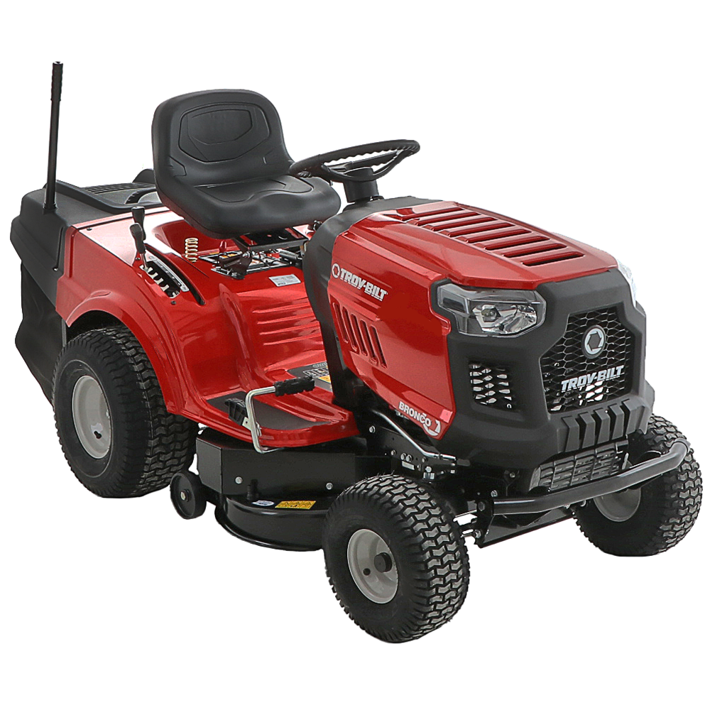 troy bilt bronco 92t r tracteur tondeuse boîte hydrostatique bac de ramassage