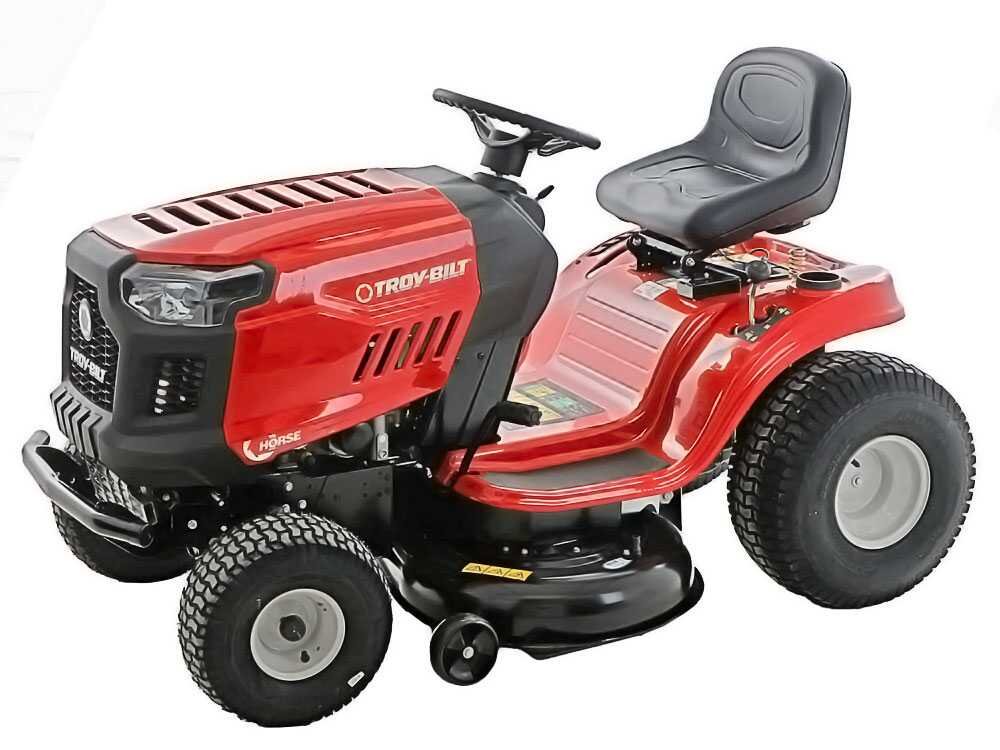 troy bilt horse 107t s tracteur tondeuse boîte continue cvt éjection latérale - Machines territoires troy bilt horse 107t s tracteur tondeuse boîte continue cvt éjection latérale