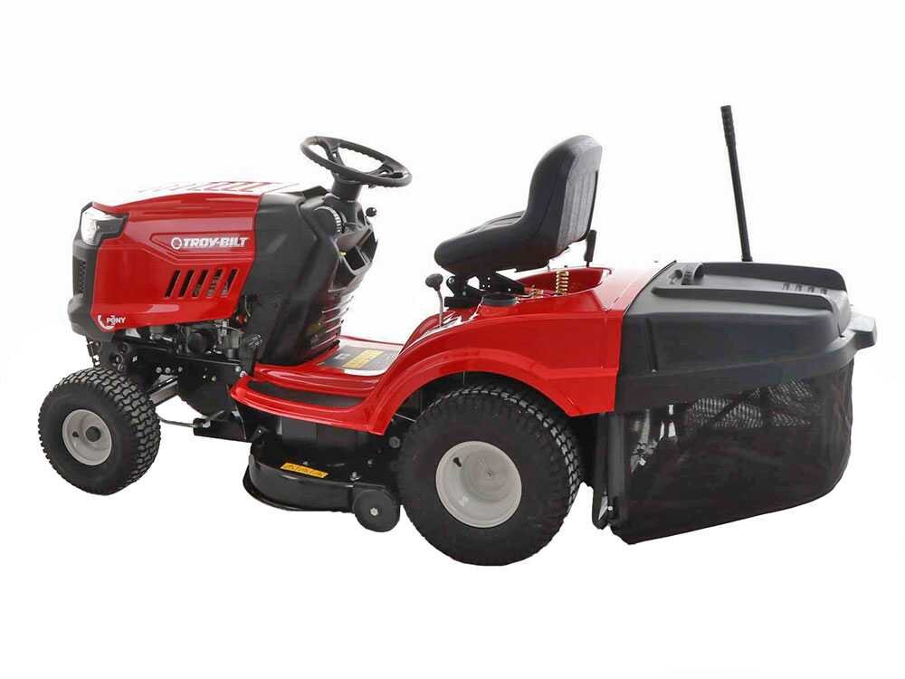 troy bilt pony 92t r select tracteur tondeuse boîte transmatic bac de ramassage