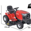 troy bilt pony 92t s tondeuse autoportée boîte transmatique Éjection latérale