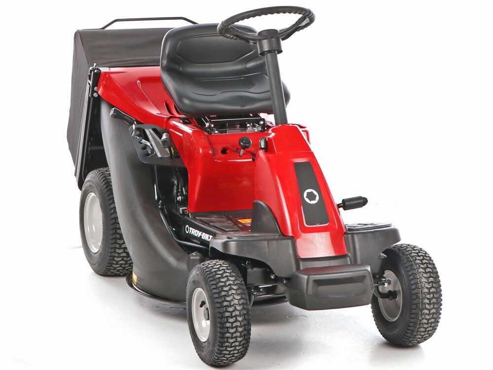 troy bilt tb 60t r select tondeuse autoportée avec bac de ramassage moteur de 196cc démarrage électrique