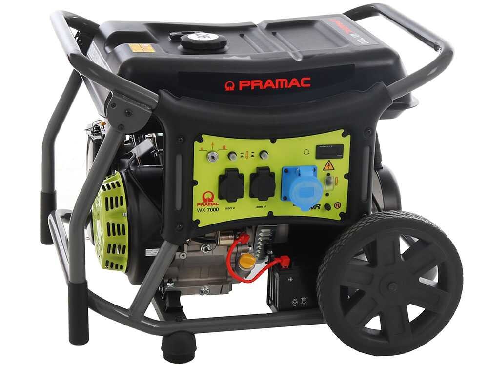 wx7000 pramac groupe électrogène 6.1 kw monophasé à essence sur chariot - Machines territoires wx7000 pramac groupe électrogène 6.1 kw monophasé à essence sur chariot