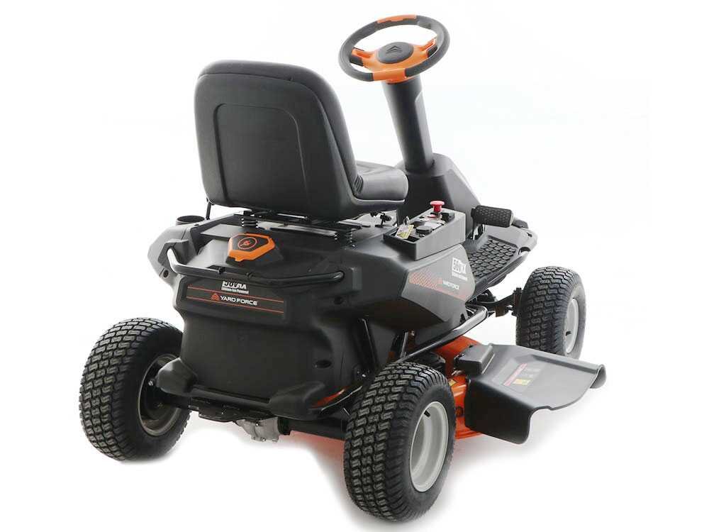 yard force e559 tondeuse autoportée à batterie 56v/50ah Éjection latérale et mulching