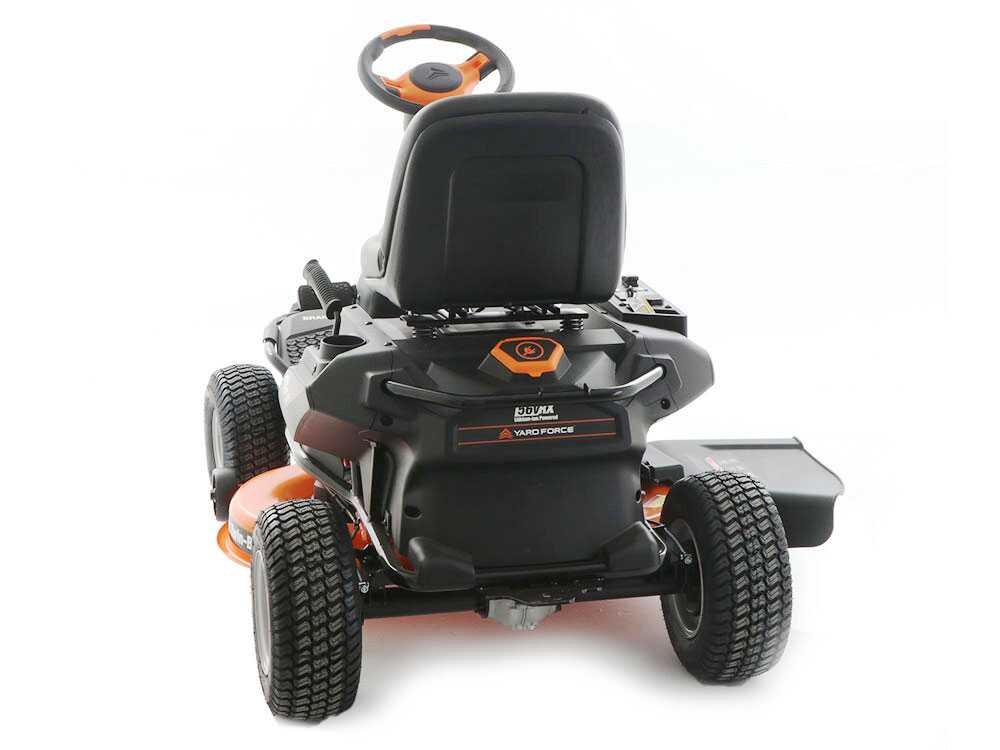yard force e559 tondeuse autoportée à batterie 56v/50ah Éjection latérale et mulching