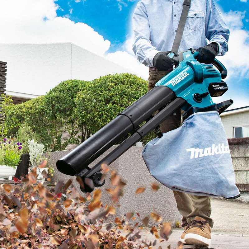 aspirateur-souffleur-broyeur-machine territore Blue Bird BL 23-800 - Souffleur à batterie 50.4V 18Ah